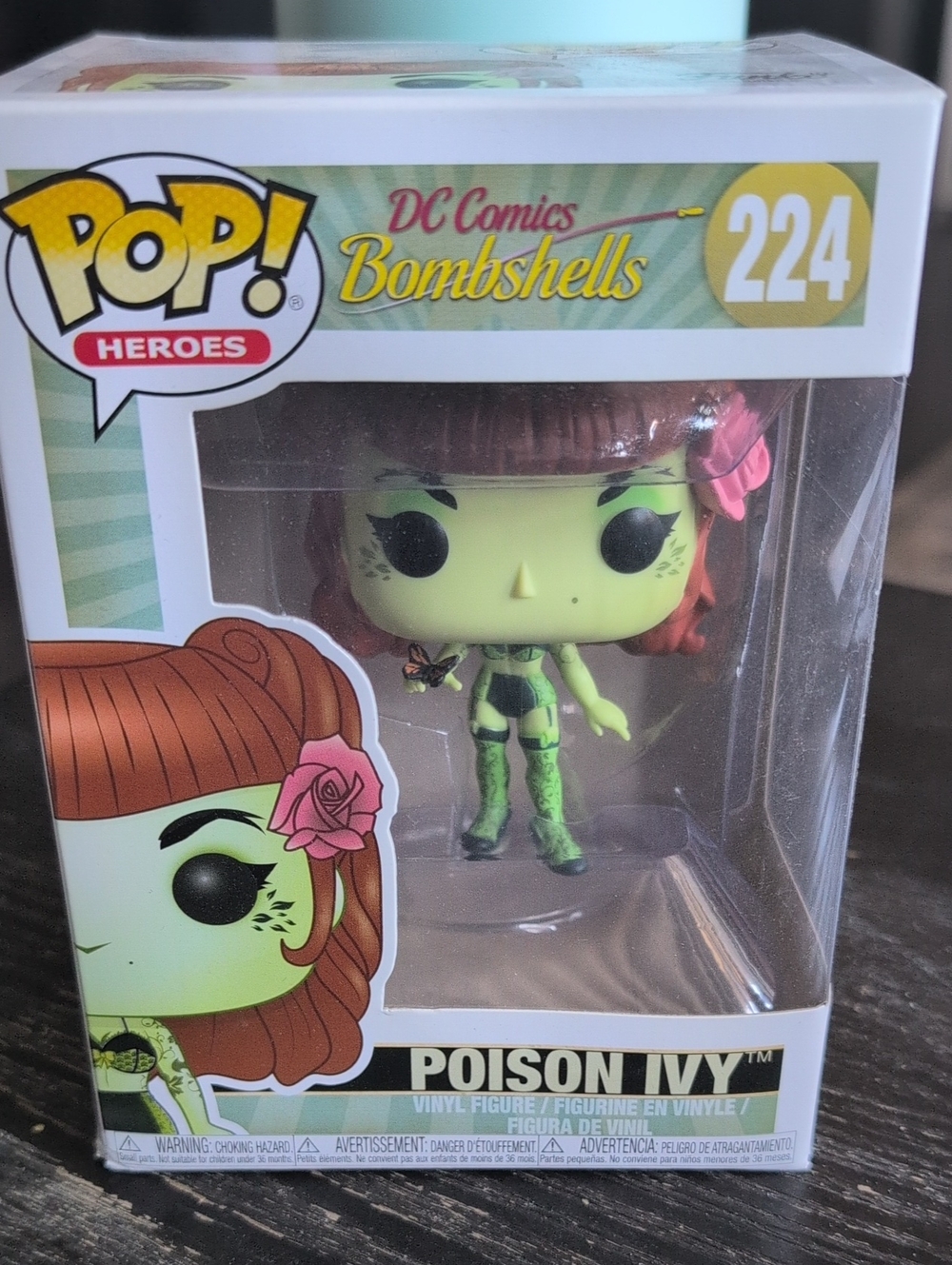 Funko Poison Ivy Bombshells Green and Red Vinyl Figure